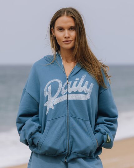 Daily Drills Americana Zip Hoodie Cabana