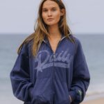 Daily Drills Americana Zip Hoodie Navy