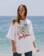 Daily Drills Bronco Beach Tee White