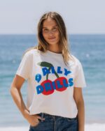Daily Drills Cherry Boxy Tee Cream