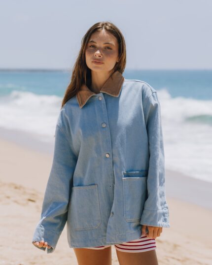 Daily Drills Denim Barn Jacket Blue