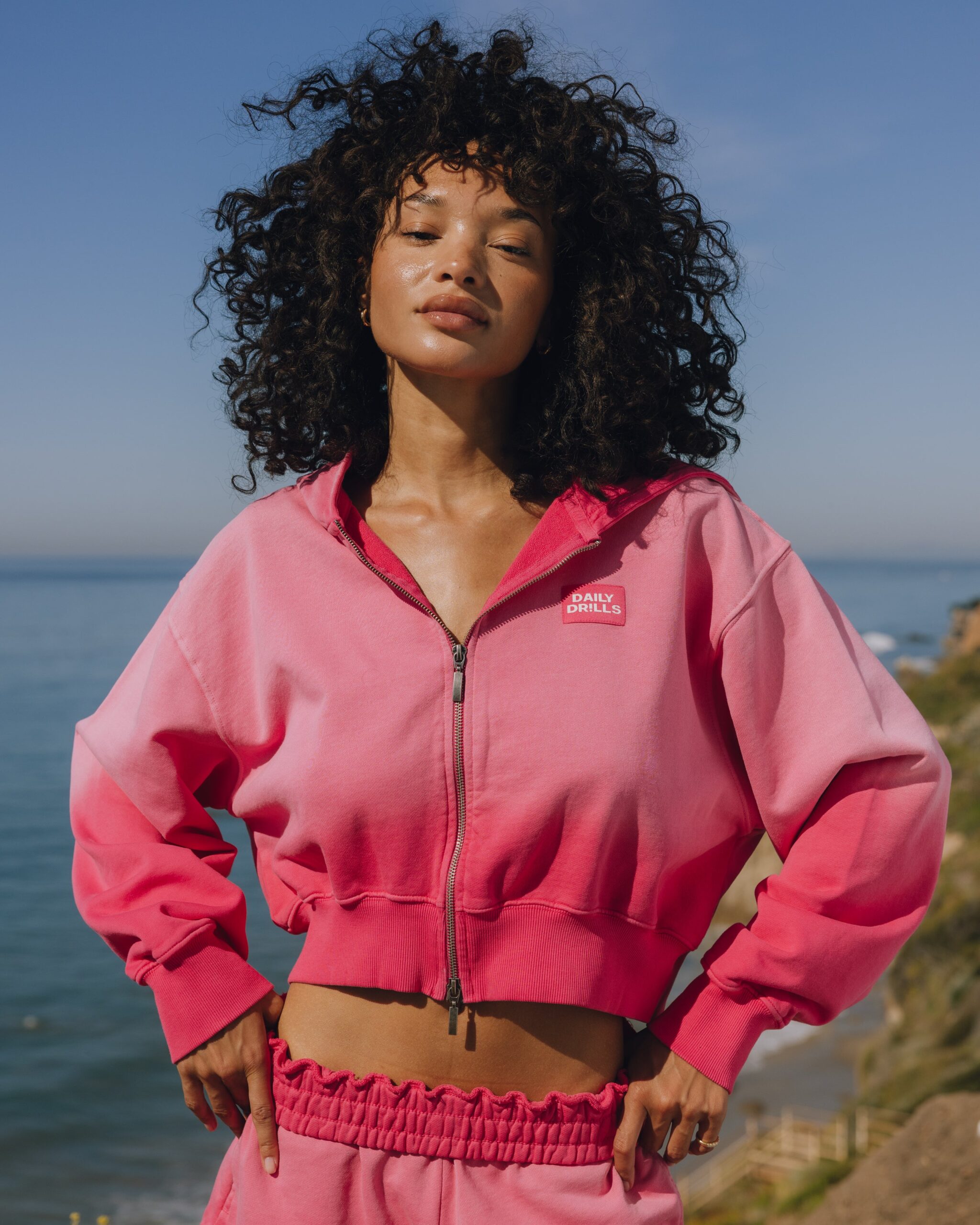 Daily Drills Double Zip Hoodie Sunsoaked Hot Shot Daily Drills Double Zip Hoodie Sunsoaked Hot Shot