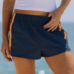 Daily Drills First String Shorts Navy/Tajin