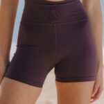 Daily Drills Go! Shortie Shorts Plum