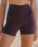 Daily Drills Go! Shortie Shorts Plum