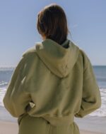 Daily Drills Heavyweight Double Zip Hoodie Matcha