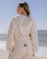 Daily Drills Heavyweight Double Zip Hoodie Sand
