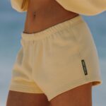 Daily Drills Heavyweight Mini Sweat Shorts Butter