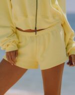 Daily Drills Heavyweight Mini Sweat Shorts Sunray