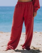 Daily Drills Heavyweight Straight Leg Sweats Vintage Red