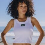 Daily Drills Logo Ribbed Tank White