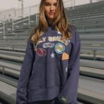 Daily Drills Oversized All Stars Hoodie Navy