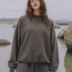 Daily Drills Oversized Crew Vintage Black