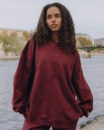 Daily Drills Oversized Fleece Henley Bodega