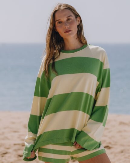 Daily Drills Oversized Long Sleeve Lucky + Lemonade