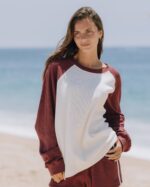 Daily Drills Oversized Raglan Thermal Bodega + Cream