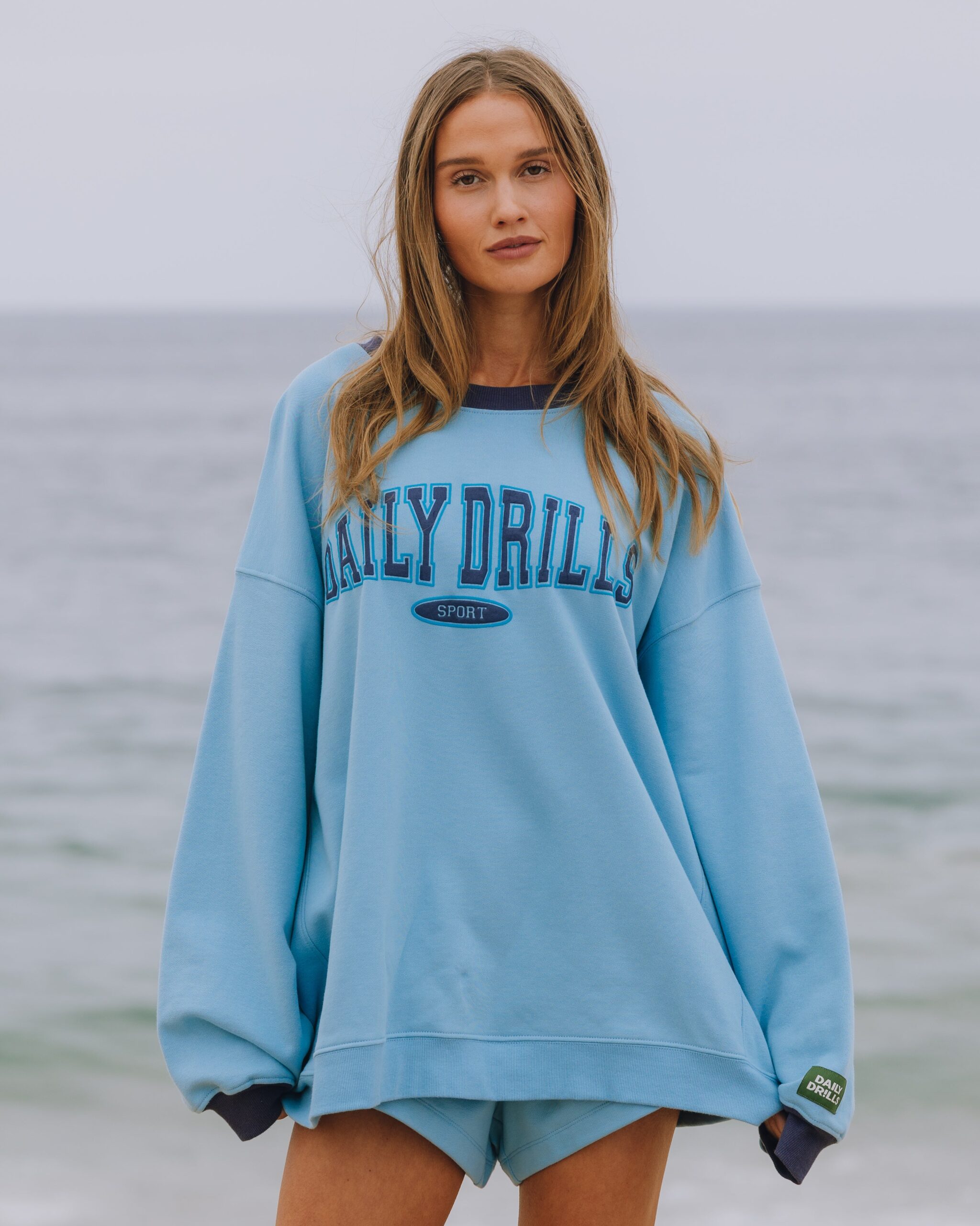 Daily Drills Oversized Sport Crew Malibu Daily Drills Oversized Sport Crew Malibu