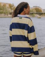 Daily Drills Rugby Tee Butter + Navy