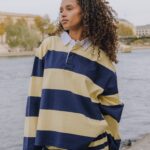 Daily Drills Rugby Tee Butter + Navy