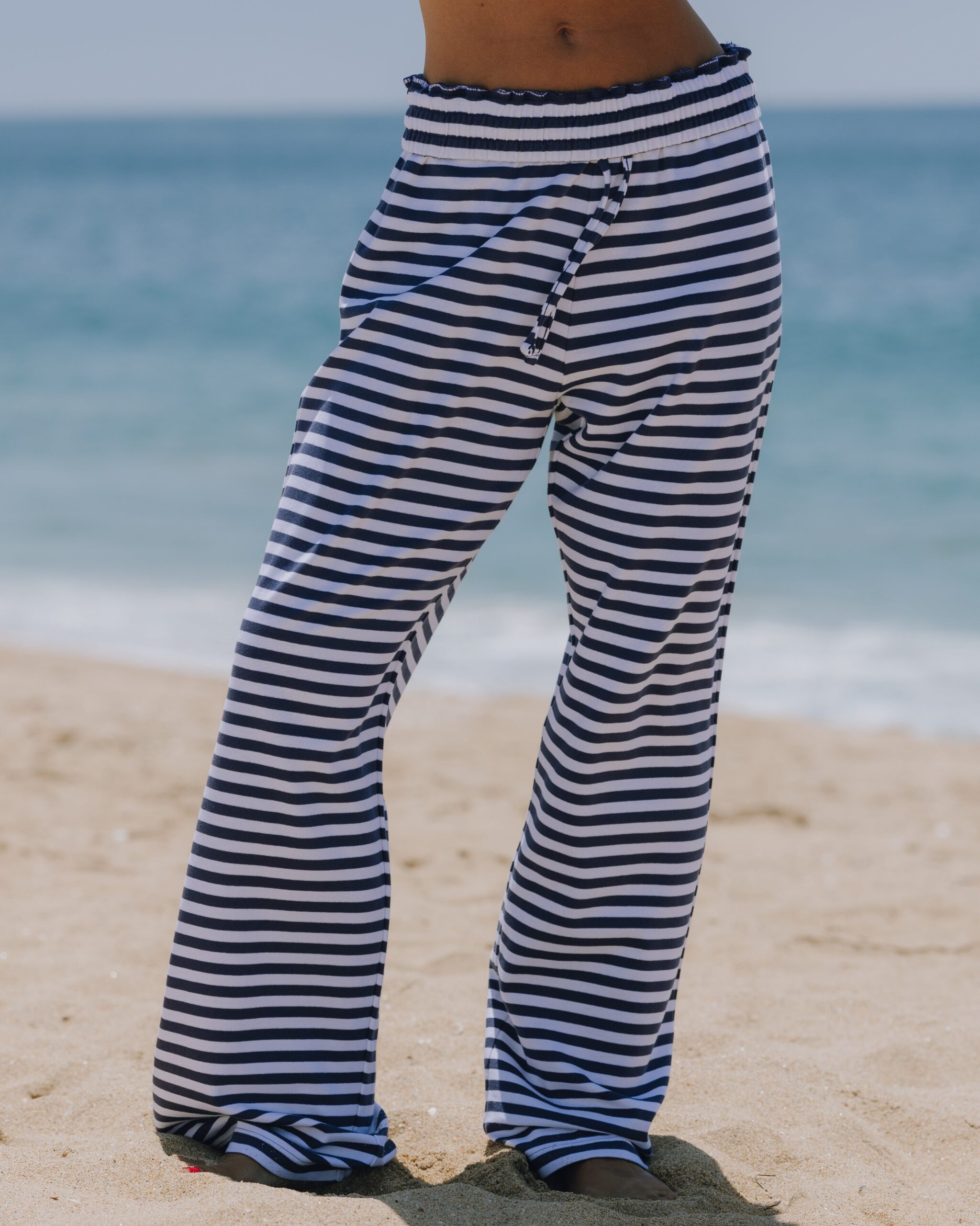Daily Drills Striped Cotton Pants Navy/White Daily Drills Striped Cotton Pants Navy/White