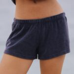 Daily Drills Terry Micro Shorts Sunbleached Navy