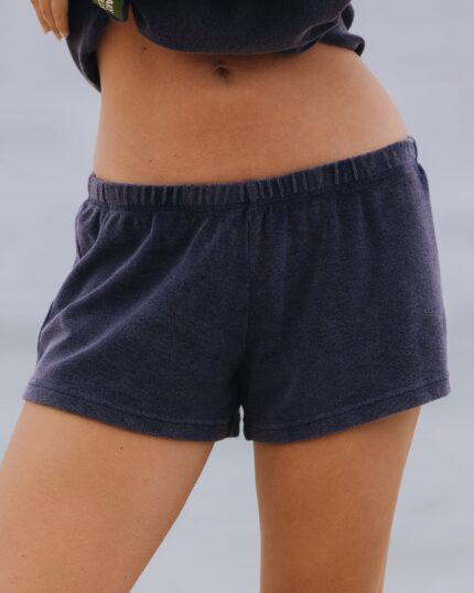 Daily Drills Terry Micro Shorts Sunbleached Navy