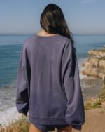 Daily Drills Unisex Oversized Crew Sunsoaked Navy