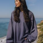Daily Drills Unisex Oversized Crew Sunsoaked Navy
