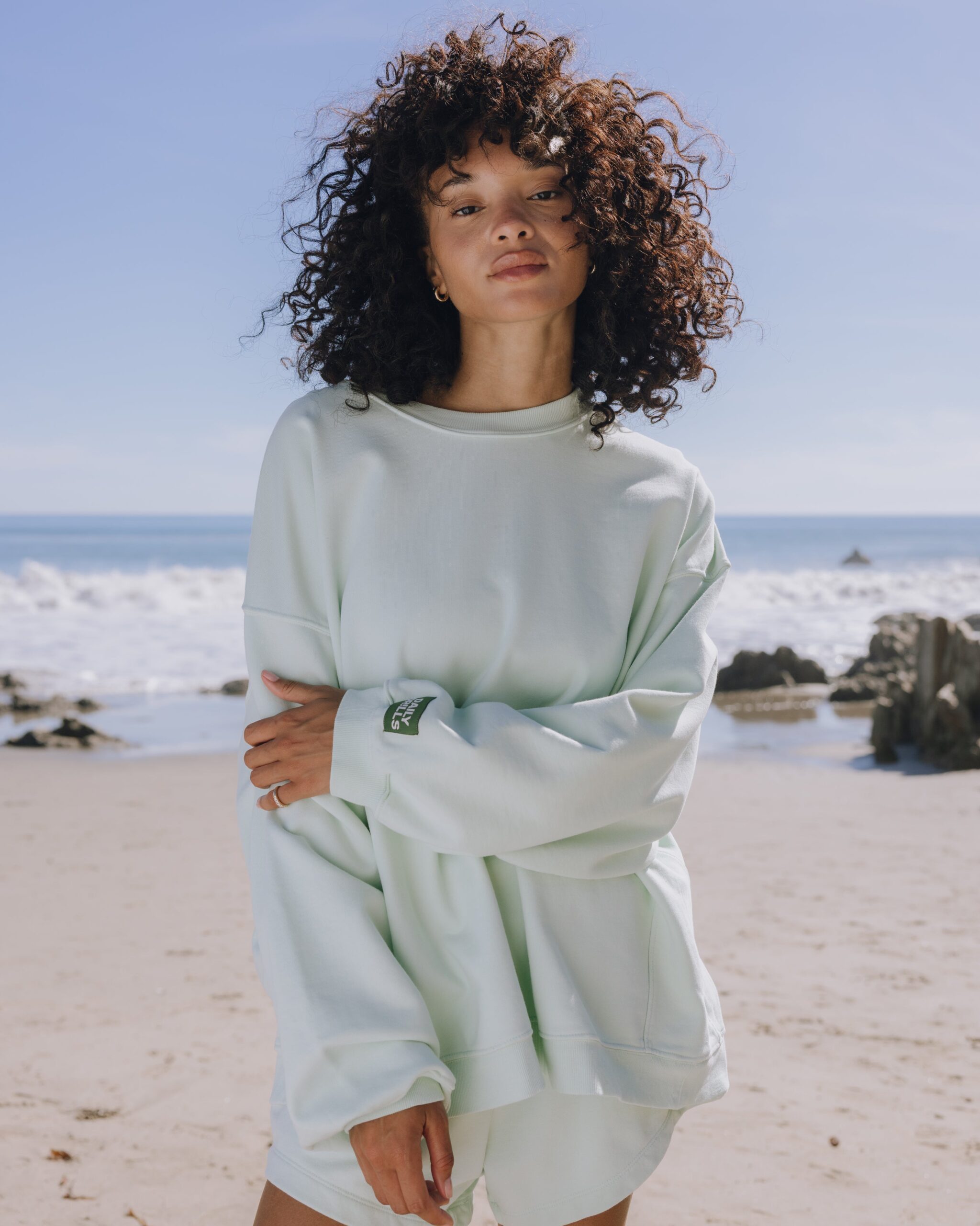 Daily Drills Unisex Oversized Crew Surf Daily Drills Unisex Oversized Crew Surf