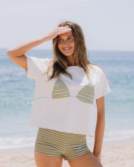 Daily Drills X Beach Week Bikini Boxy Tee